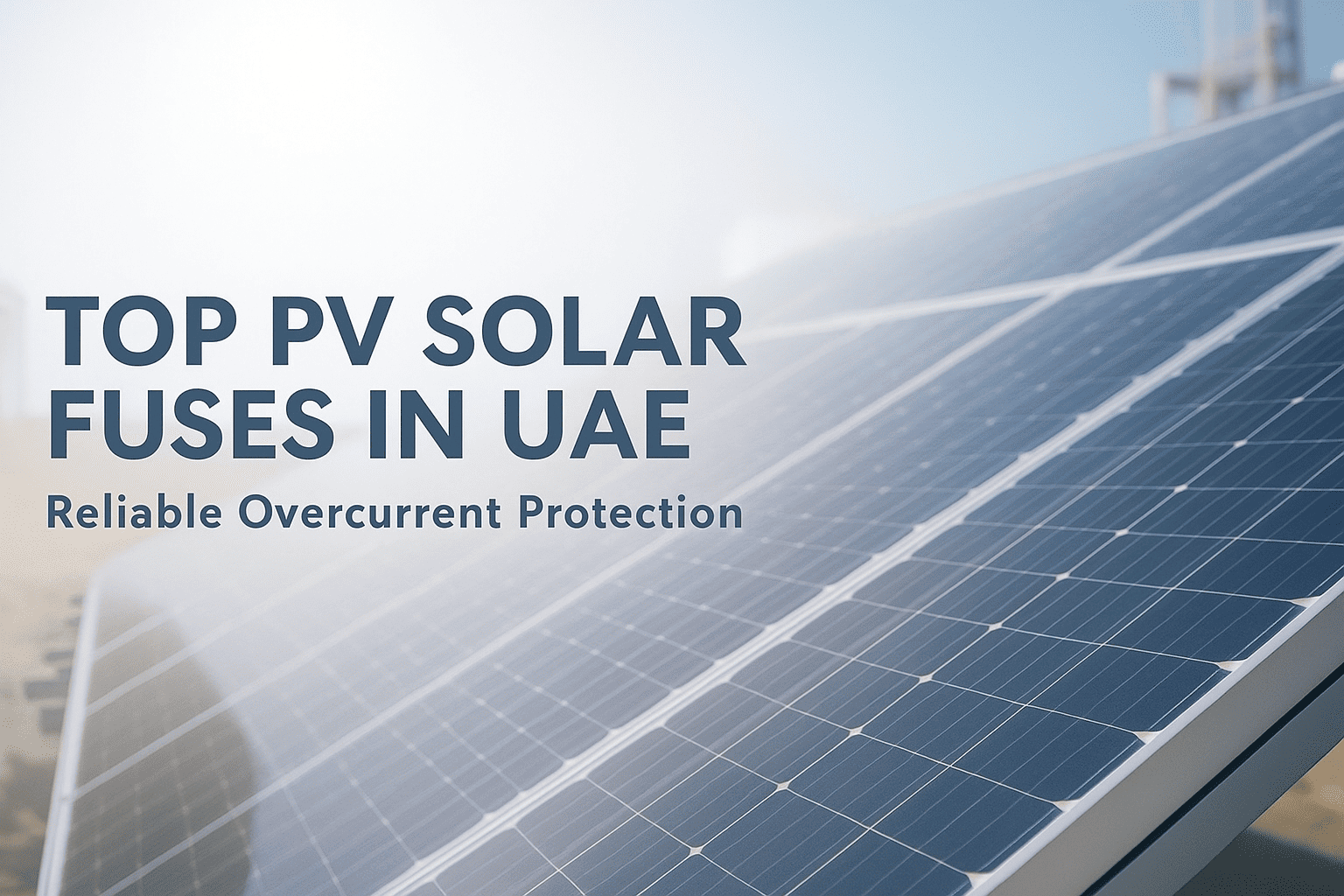 Top PV Solar Fuses in UAE - Reliable Overcurrent Protection